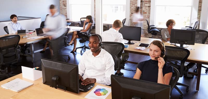 how to work in a call center
