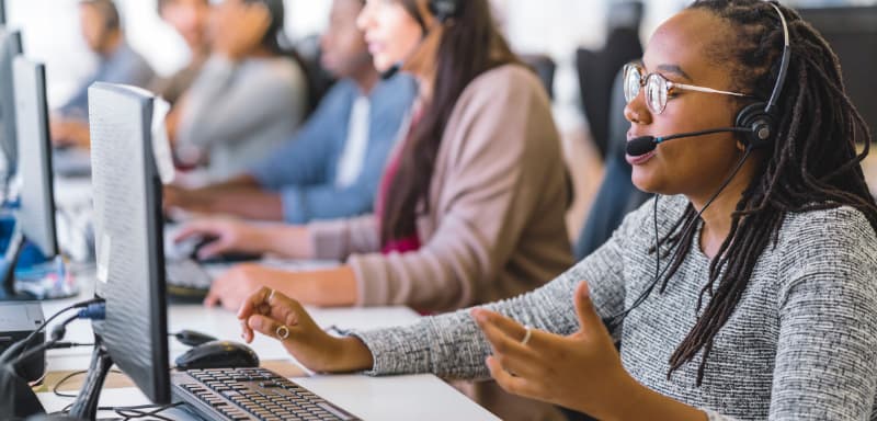 how to work in a call center